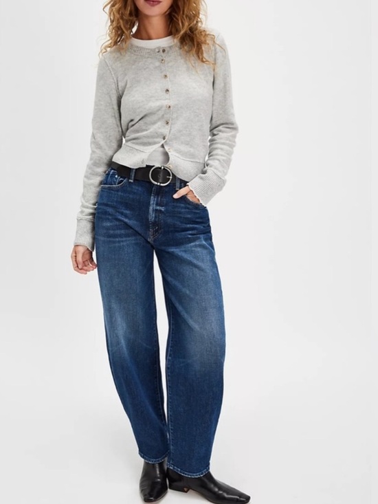 MOTHER Denim - MOTHER Women's Jeans in Dark Blue Wash THE FANGIRL FLOOD
